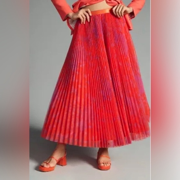 Hutch Tiered Ruffle Tulle Skirt Size L - Picture 2 of 8